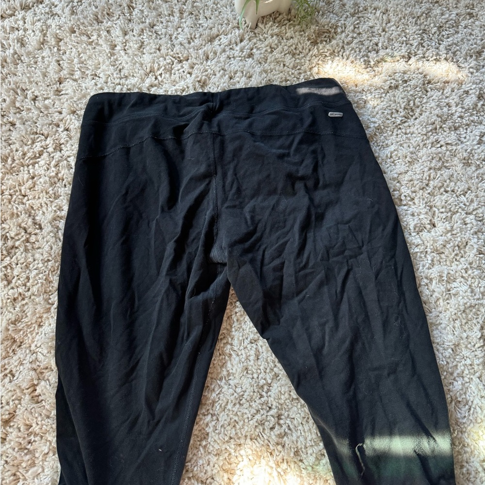 Danskin Fitted Thick Black Workout Exercise Gym, … - image 3